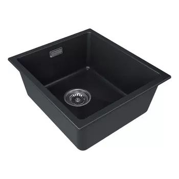 Мойка кухонная Paulmark LUMI 41UNI LU41-AN 46х41 см, антрацит