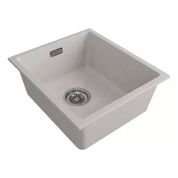 Мойка кухонная Paulmark LUMI 41UNI LU41-BE 46х41 см, бежевый