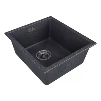 Мойка кухонная Paulmark LUMI 41UNI LU41-DG 46х41 см, графит