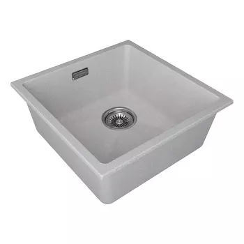 Мойка кухонная Paulmark LUMI 45UNI-SKEW LU45SK-BE 46х45,5 см, бежевый