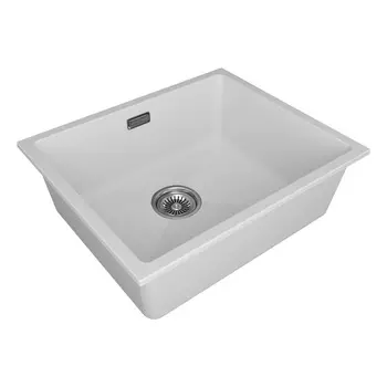 Мойка кухонная Paulmark LUMI 55UNI LU55-WH 46х55,5 см, белый