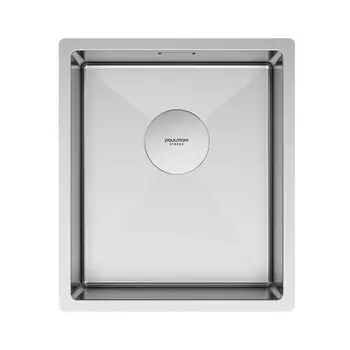 Мойка кухонная Paulmark NEXT 38 UNI PM213844-BS 38х44 см, нержавеющая сталь