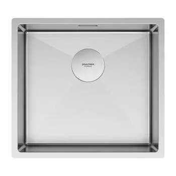 Мойка кухонная Paulmark NEXT 48 UNI PM214844-BS 48х44 см нержавеющая сталь