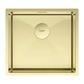Мойка кухонная Paulmark NEXT 48 UNI PM214844-LG 48х44 см светлое золото
