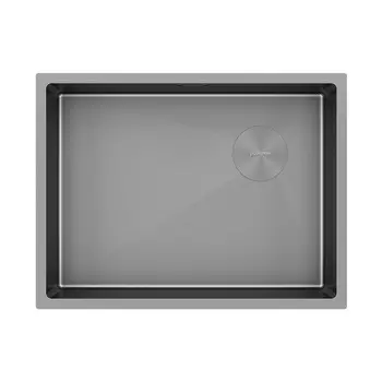 Мойка кухонная Paulmark NEXT-SKEW 58 UNI PM885844-MG 58х44 см, матовый серый