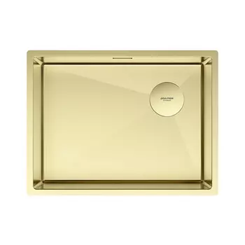 Мойка кухонная Paulmark NEXT-SKEW 58 UNI PM885844-LG 58х44 см, светлое золото