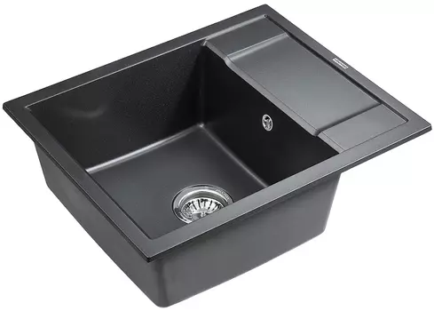 Мойка кухонная Paulmark Flugen PM216050-BLM 60 черный