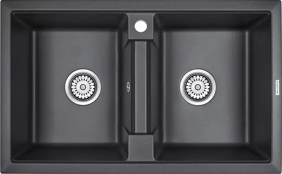 Мойка кухонная Paulmark PM238150-BL черная