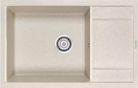 Мойка кухонная Paulmark Flugen 60 PM317850-BE 78х50 см, бежевая