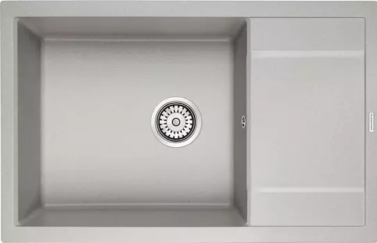 Мойка кухонная Paulmark Flugen 60 PM317850-GR 78х50 см, серая