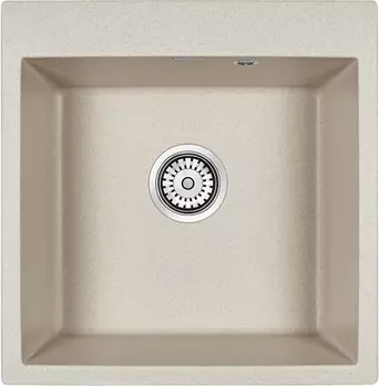 Мойка кухонная Paulmark KANTE 50 PM105152-BE 51х52см, бежевый