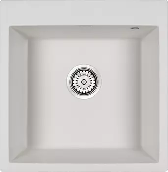 Мойка кухонная Paulmark KANTE 50 PM105152-WH 51х52см, белый