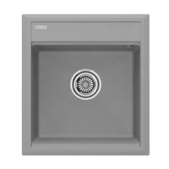 Мойка кухонная Paulmark Stepia 46х51 PM114651-GRS серый дым