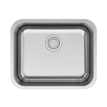 Мойка кухонная Paulmark VELLO 53 UNI VE53-BS 53,3х43,3 см, брашированная нержавеющая сталь