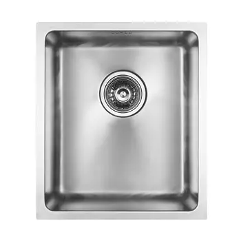 Мойка кухонная Paulmark Vista PM904438-BS 44 брашированная сталь