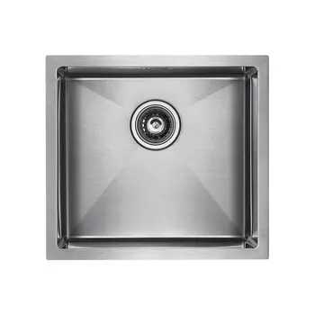 Мойка кухонная Paulmark Aller 48 UNI PM804844-BS брашированная нержавеющая сталь