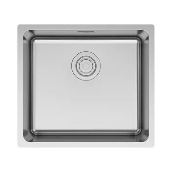 Мойка кухонная Paulmark YUNI 49 UNI YU49-BS 49х44 см, брашированная нержавеющая сталь