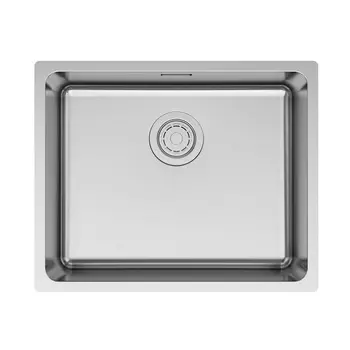 Мойка кухонная Paulmark YUNI 54 UNI YU54-BS 54х44 см, брашированная нержавеющая сталь