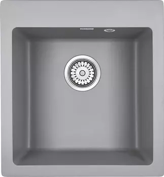 Мойка кухонная Paulmark Zemar PM104651-GRM серый металлик