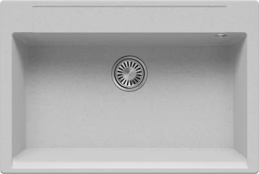 Мойка кухонная Polygran ARGO-760 854741 76х51 см, светло-серая