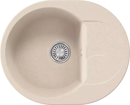 Мойка кухонная Polygran ATOL-620 854819 62х50 см, кремовая