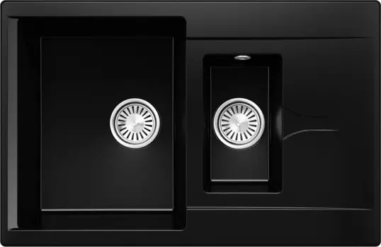 Мойка кухонная Polygran BRIG-770 854925 77х50 см, космос