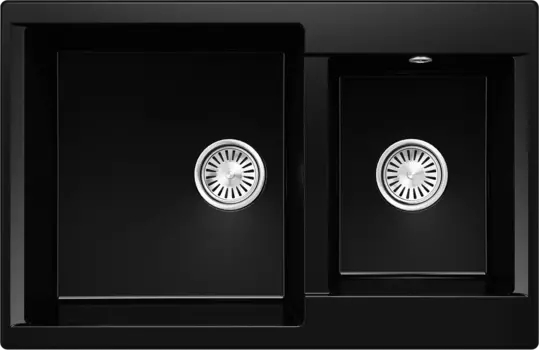 Мойка кухонная Polygran BRIG-772 854932 77,2х50 см, космос