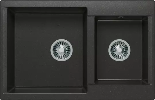 Мойка кухонная Polygran Brig 772 черная