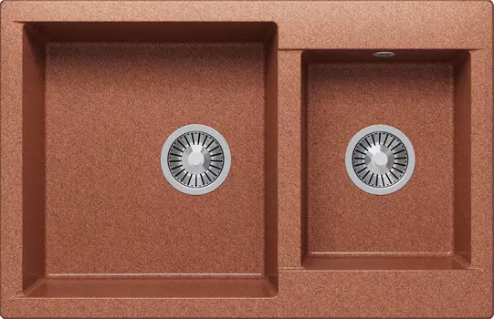Мойка кухонная Polygran Brig 772 терракот