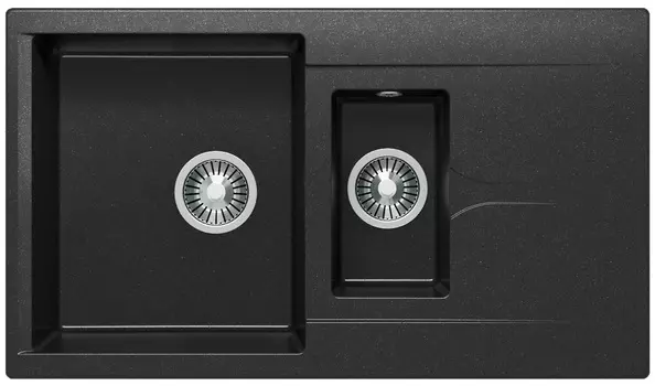 Мойка кухонная Polygran Brig 870 черная