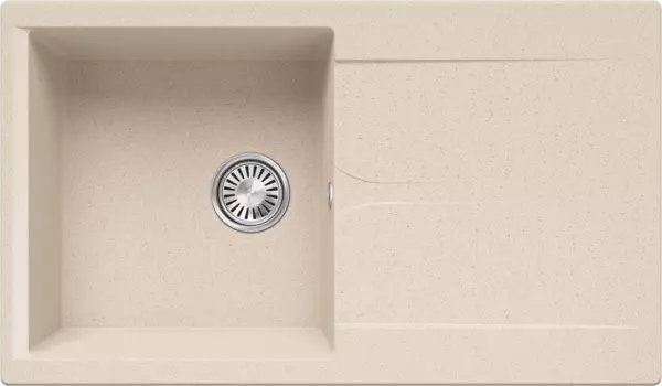 Мойка кухонная Polygran GALS-860 855076 86х50 см, кремовая