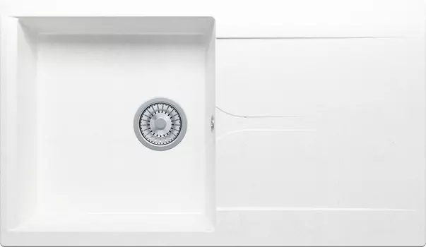 Мойка кухонная Polygran Gals 860 белый хлопок