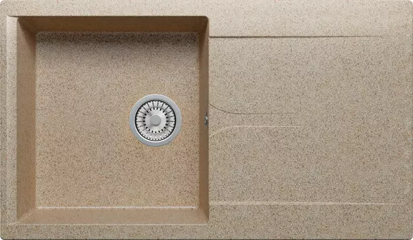 Мойка кухонная Polygran Gals 860 песочная