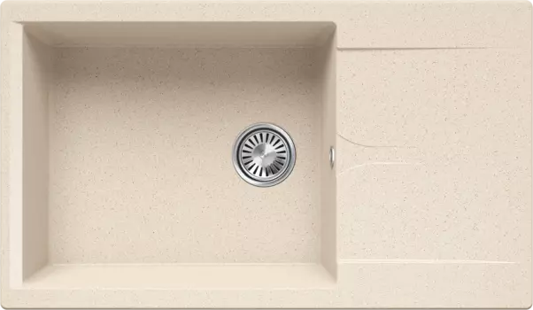 Мойка кухонная Polygran GALS-862 855083 86,2х50 см, кремовая