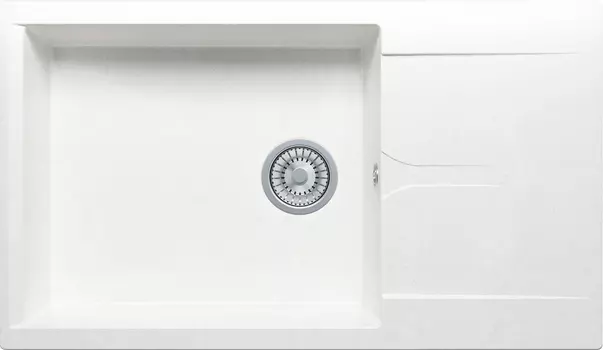 Мойка кухонная Polygran Gals 862 белый хлопок