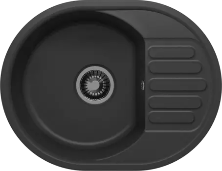 Мойка кухонная Polygran QuartzBond 610 уголь