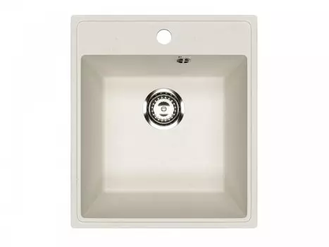 Мойка кухонная Practik PR-M 425-001 42,5 см, белый камень
