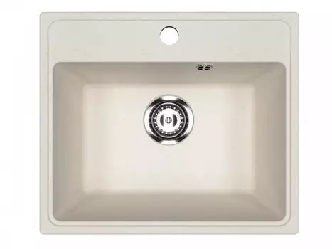 Мойка кухонная Practik PR-M 490-001 49 см, белый камень