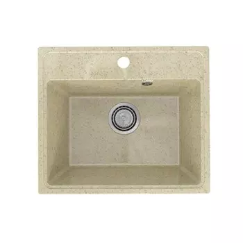 Мойка кухонная Practik PR-M 490-002 49 см, слоновая кость