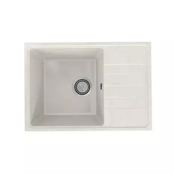 Мойка кухонная Practik PR-M 600-001 60 см, белый камень