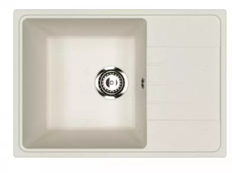 Мойка кухонная Practik PR-M 600-001 37х35 см, белый камень