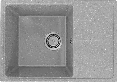 Мойка кухонная Practik PR-M 600-003 37х35 см, светло-серая