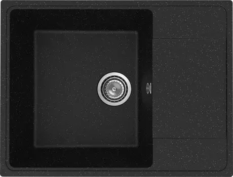 Мойка кухонная Practik PR-M 650-004 65 см, черный оникс