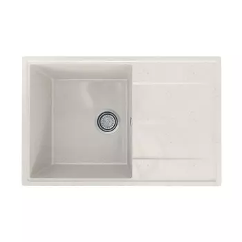 Мойка кухонная Practik PR-M 735-001 73,5 см, белый камень
