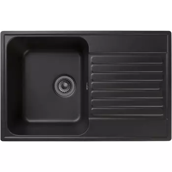 Мойка кухонная Reflexion Bolero RF0574BL, черная