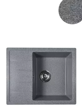 Мойка кухонная Reflexion Plato RX1457GR 57х46 с крылом, гравий