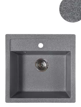 Мойка кухонная Reflexion Zia RX1251GR 51х50,5 гравий