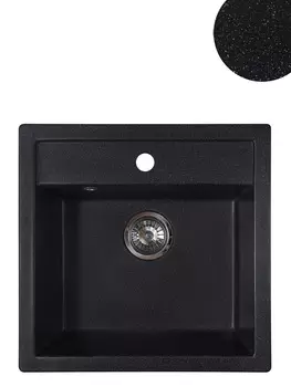 Мойка кухонная Reflexion Zia RX1251СL 51х50,5 уголь