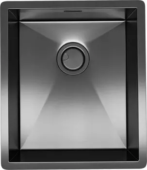 Мойка кухонная Reflexion Como RX2038BL оружейная сталь