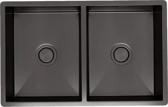 Мойка кухонная Reflexion Garda RX2170BL оружейная сталь